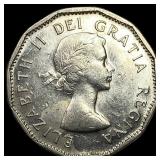 1958 Canada Nickel 5 Cents