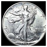 1938-D Silver Walking Liberty Half Dollar  CHOICE