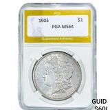 1903 Morgan Silver Dollar PGA MS64