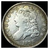 1836 Capped Bust Dime LIGHTLY CIRCULATED