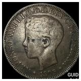 1895 Puerto Rico Silver 5 Pesos