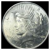 1923 Silver Peace Dollar GEM BU