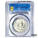 1954-D Franklin Half Dollar PCGS MS65 FBL
