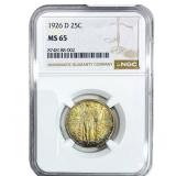 1926-D Standing Liberty Quarter NGC MS65