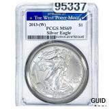 2013[W] Silver Eagle PCGS MS69