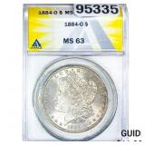 1894-O Morgan Silver Dollar ANACS MS63