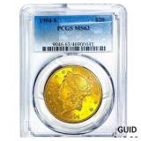1904 $20 Gold Double Eagle PCGS MS63