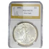 1991 Silver Eagle PGA MS70