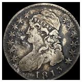 1813 Capped Bust Half Dollar NICELY  CIRCULATED