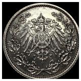 1918A Germany Silver 1/2 Mark