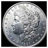 1891-CC Spitting eagle Silver Morgan Dollar  UNCI