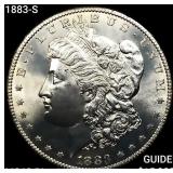 1883-S Morgan Silver Dollar UNCIRCULATED PL