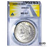 1898-O Morgan Silver Dollar ANACS MS63