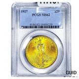1927 $20 Gold Double Eagle PCGS MS62