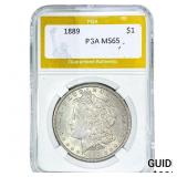 1889 Morgan Silver Dollar PGA MS65