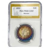 1892 Barber Half Dollar PGA PR68 CAM