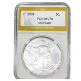2001 Silver Eagle PGA MS70
