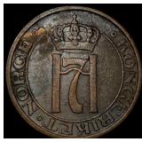 1932 Norway Bronze 2 Ore