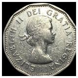 1962 Canada Nickel 5 Cents