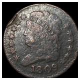 1809 Classic Head Half Cent NICELY CIRCULATED
