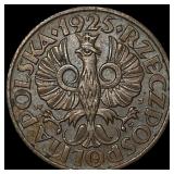 1925 Poland Bronze 2 Grosze