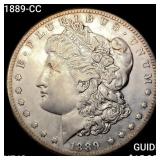 1889-CC Morgan Silver Dollar NEARLY UNCIRCULATED