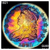 1821 Capped Bust Half Dollar CHOICE BU