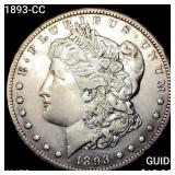 1893-CC Morgan Silver Dollar CLOSELY UNCIRCULATED