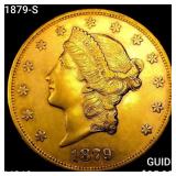 1879-S $20 Gold Double Eagle UNCIRCULATED