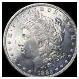 1885-CC Silver Morgan Dollar GEM BU