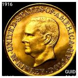 1916 McKinley Rare Gold Dollar GEM BU +