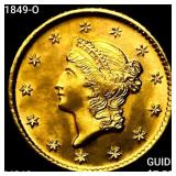 1849-O Rare Gold Dollar CHOICE BU+
