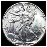 1942 Silver Walking Liberty Half Dollar  UNCIRCUL