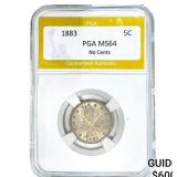 1883 Liberty Victory Nickel PGA MS64