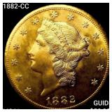 1882-CC $20 Gold Double Eagle UNCIRCULATED