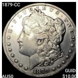 1879-CC Morgan Silver Dollar CLOSELY UNCIRCULATED