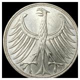 1972F Germany Silver 5 Mark