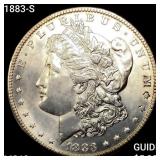 1883-S Morgan Silver Dollar CHOICE BU