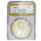 1986 Silver Eagle PGA MS70