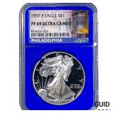 1997-P Silver Eagle NGC PF69 Ultra Cameo