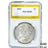 1902 Morgan Silver Dollar PGA MS66