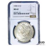 1900-O Morgan Silver Dollar NGC MS62