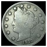 1912-S Liberty Head Nickel NICELY CIRCULATED