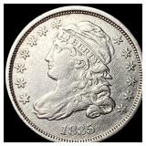 1835 Capped Bust Silver Dime NEARLY  UNCIRCULATED