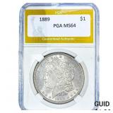 1899 Morgan Silver Dollar PGA MS64