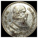 1959 Mexico Silver 1 Peso