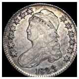 1823 Capped Bust Half Dollar ABOUT  UNCIRCULATED