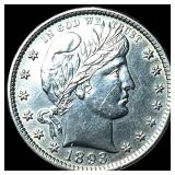 1893 Barber Silver Quarter HIGH GRADE
