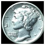 1925-S Silver Mercury Dime CLOSELY  UNCIRCULATED