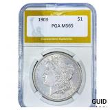 1903 Morgan Silver Dollar PGA MS65
